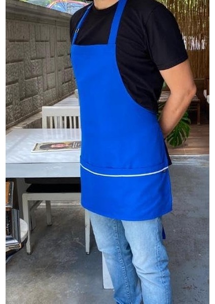 Önlük Biyeli Boyundan Saks Mavi fiyatları