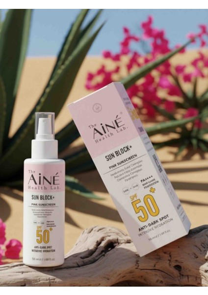 Sun Block SPF50+ Leke Karşıtı Doğal Güneş Kremi, Nemlendirici Makyaj Bazı - Arbutin Niacinamide 50ML fırsatları