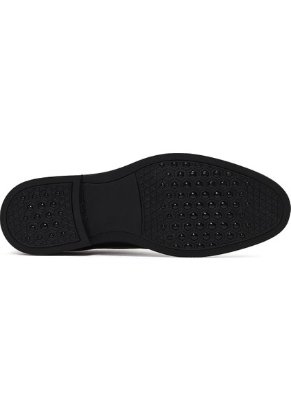 Erkek Siyah Bağcıklı Deri Casual Ayakkabı 25WFD750218 fırsatları