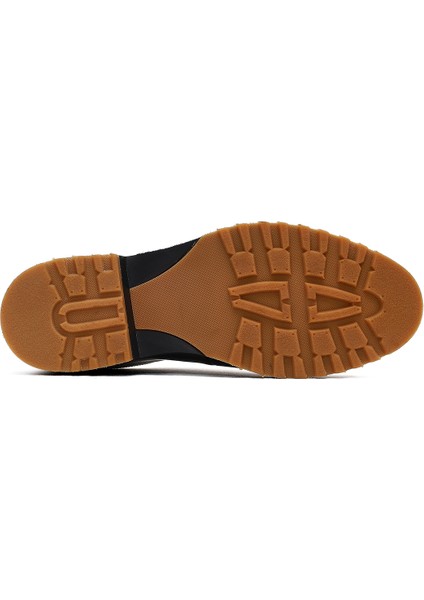 Erkek Siyah Bağcıklı Deri Casual Ayakkabı 25WFD604118 fırsatları