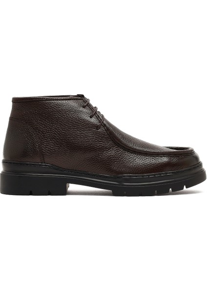 Erkek Kahverengi Bağcıklı Deri Casual Bot 25WFD7222FT