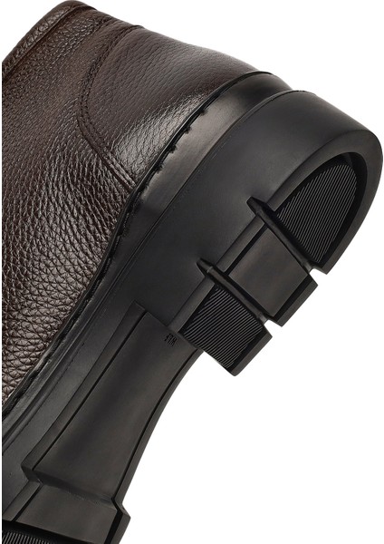 Erkek Kahverengi Bağcıklı Deri Casual Bot 25WFD7222FT