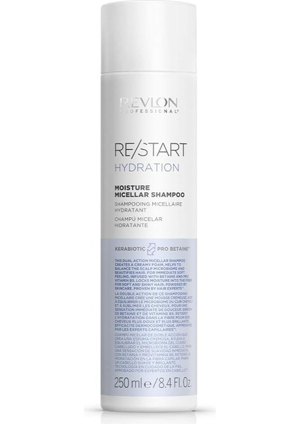 Revlon Professional Restart Hydration Nemlendirici Micellar Şampuan 250 ml modelleri