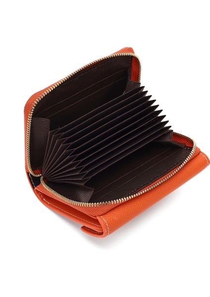 Kadın Turuncu Baskılı Cüzdan 000A2D5619CV