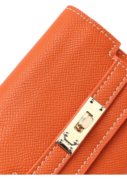 Kadın Turuncu Baskılı Cüzdan 000A2D5619CV