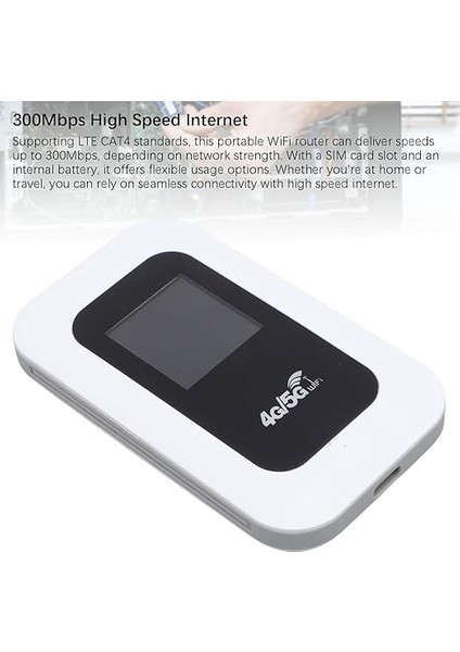 5g Mobil Hotspot, Seyahat Için Taşınabilir Wifi, 10 Cihaza Kadar Bağlantı Kurun, 2100MAH Pil, 300MBPS Kablosuz Ağ Cihazı 1 Sım Kart Yuvası modelleri