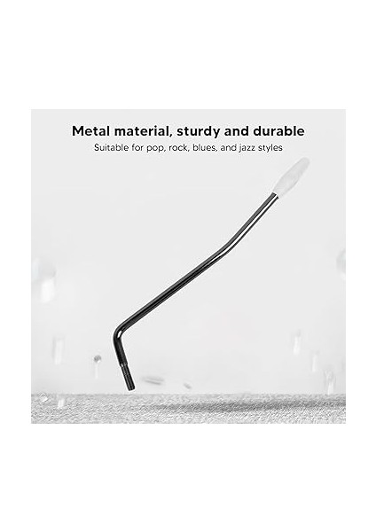 Tekli Tremolo Kol Çubuğu, Parlak Kaplama Elektro Gitar Tremolo Kolu Müzik Enstrümanlarını Akort Etmek Için Yüksek Sertlik (Siyah Çubuk Beyaz Kulp) indirimleri