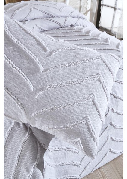 Sementina 2 Parça Tek Kişilik Pike Takımı Gri fırsatları