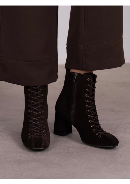 Gigi Kahve Süet Hakiki Deri Bot fırsatları