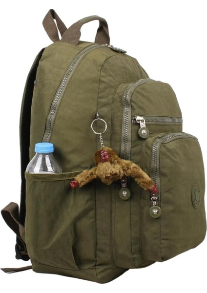 Cox 8864 Yeşil Klinkır Kumaş Sırt Çantası