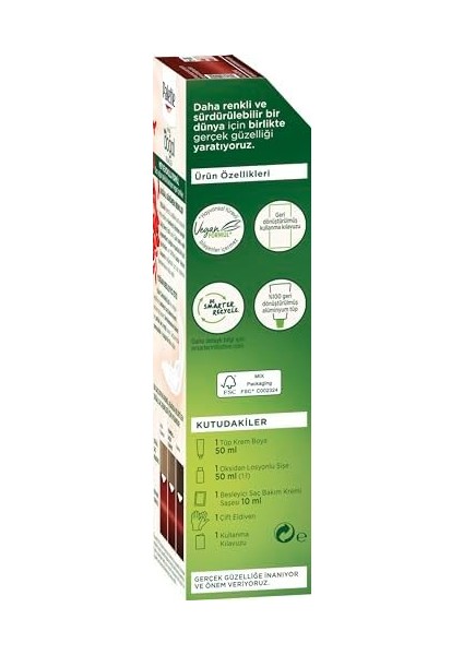 Palette Kalıcı Doğal Renkler Saç Boyası 6-88 Ateş Kızılı Saç Boyası fiyatları