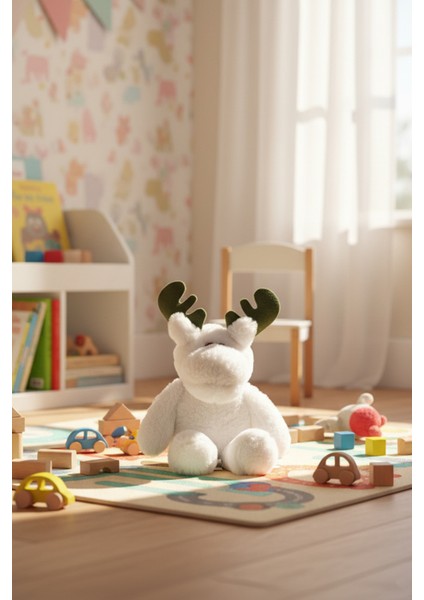 Peluş Geyik Sevimli Hediyelik Dekoratif Yumuşak Oyuncak