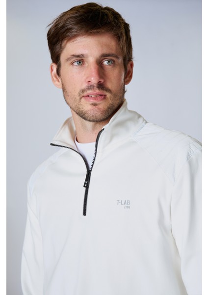 Esw 2924 Yarım Fermuar Dik Yaka Scuba Kumaş Erkek Sweat fiyatları