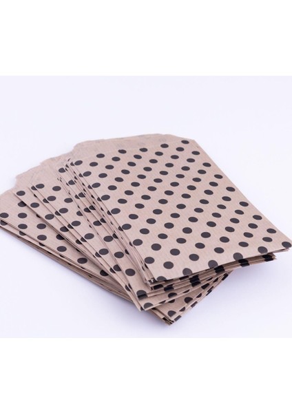 Puantiyeli Kese Kağıdı, Üzeri Siyah 18X30-40 Adet