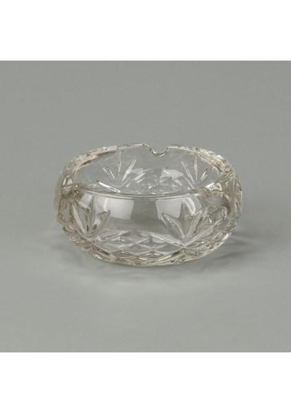 Soga Yuvarlak Cam Küllük - Şeffaf - 9,5 cm