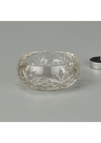 Soga Yuvarlak Cam Küllük - Şeffaf - 9,5 cm fiyatları