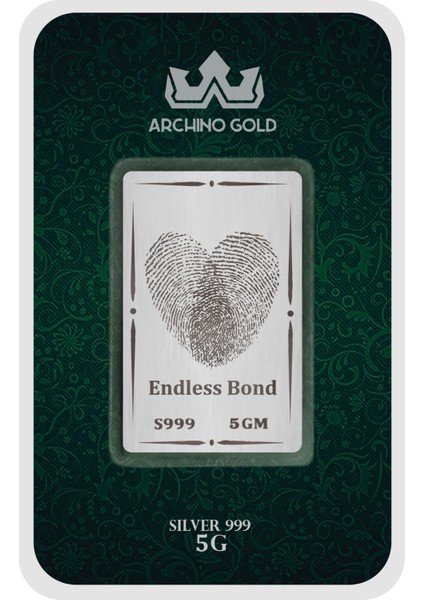 Tutkunun ve Romantizmin Simgesi Olan Aşk Temalı Hediyeye Özel 5 Gram 999 Ayar Gümüş KÜLÇESI-710