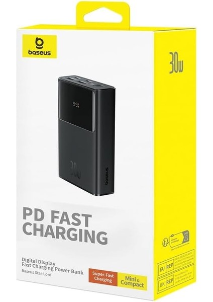 Star- 10.000 Mah Powerbank 30W-SIYAH modelleri