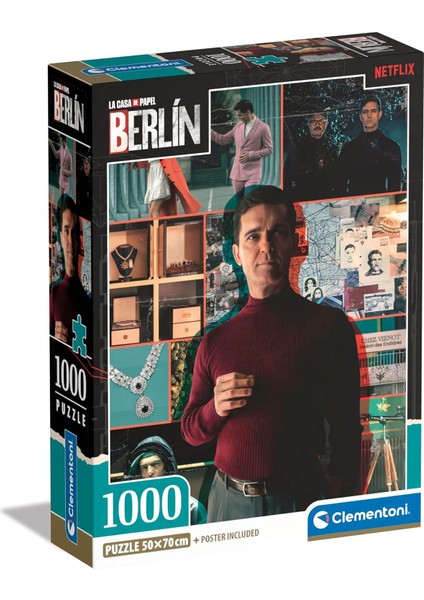 1000 Parça La De Papel Puzzle 2 (Compact Box)