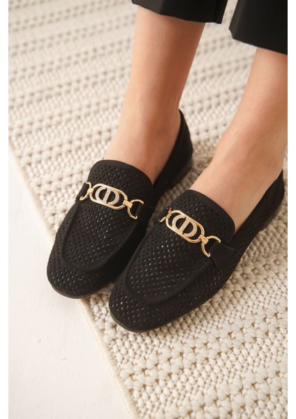 Sally Kadın Siyah Toka Detaylı Ayakkabı fırsatları