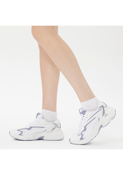 Unıted4 Core Unisex Beyaz 3'lü Çorap