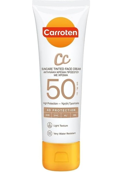 Carroten Yüz Kremi cc SPF50 50ML