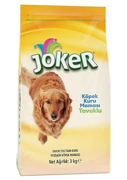 Tavuk Etli Tam Kuru Yetişkin Köpek Mama 3 kg