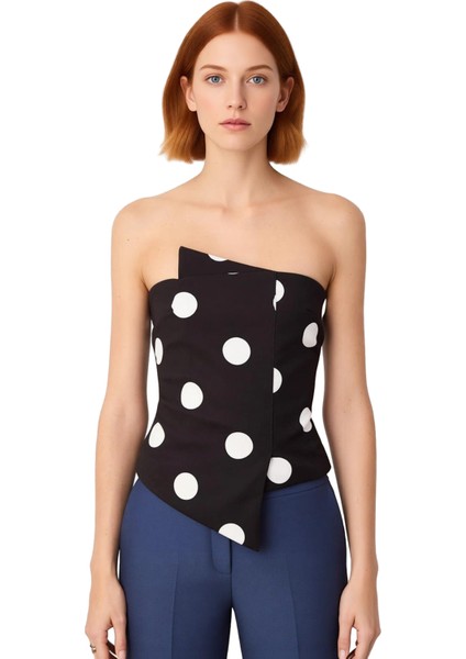 Kadın Straplez Bluz Modern Kesim Dokuma Kumaş Üst Model Kaliteli Şık Rahat Modern Zarif Günlük fiyatları