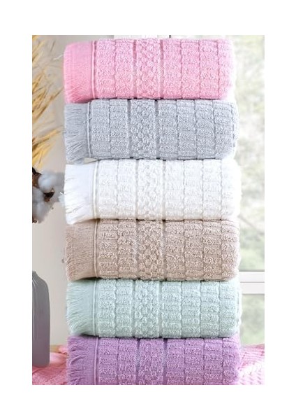 Tekstil Aysu | 6&apos;lı 50X90 cm El&yüz Havlu Seti Pembe fiyatları