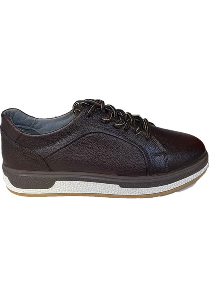 Erkek Günlük Mevsimlik Kışlık Hakiki Deri Ayakkabı Kaydırmaz Taban Ortopedik Bağcıklı fiyatları