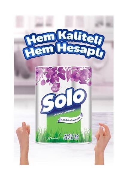 Solo Kağıt Havlu 12&apos;li fiyatları