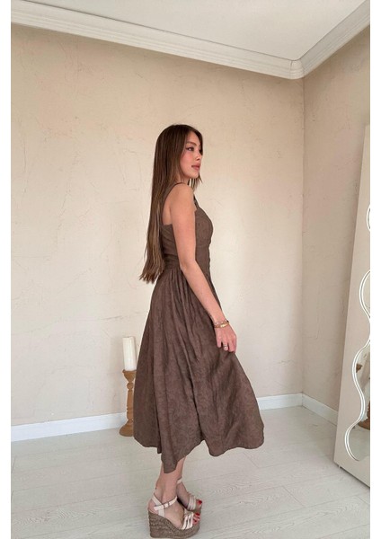 Kalp Yaka A Kesim Elbise indirimleri