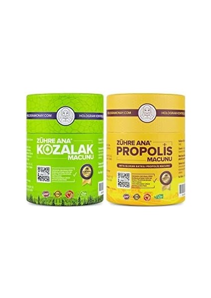 Zühre Ana Kozalak Macunu + Zühre Ana Propolis Macunu fiyatları