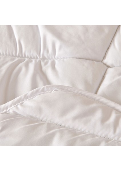 Soft Tek Kişilik Ince Microfiber Yorgan - Beyaz - 155X215 cm modelleri
