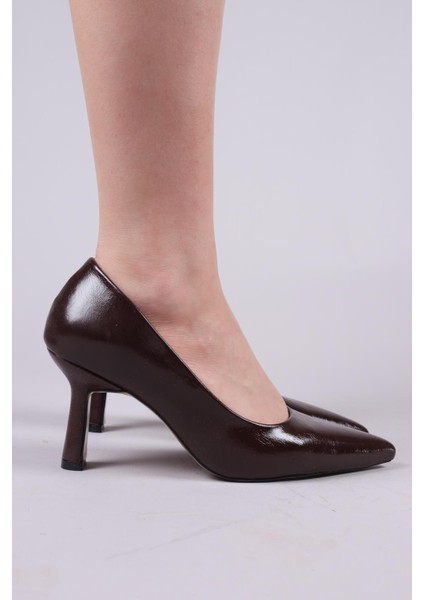 Pedro Arkası Kapalı Stiletto Kahverengi fırsatları