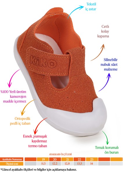 Elroy Ilk Adım Cırtlı Kız Bebek Günlük Ayakkabı fiyatları