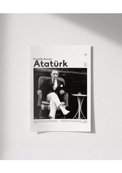Çerçevesiz Poster Atatürk’ün Dinlenişi