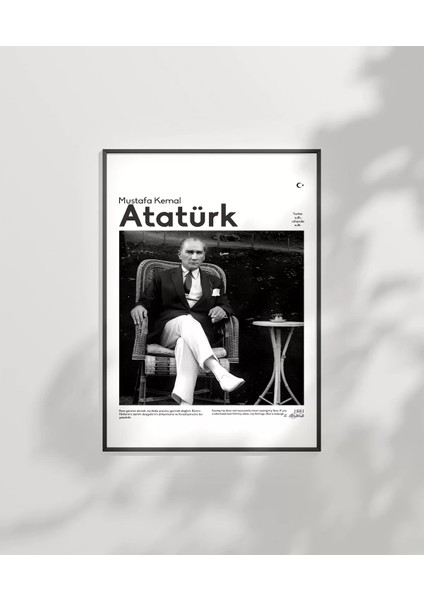Çerçevesiz Poster Atatürk’ün Dinlenişi fiyatları
