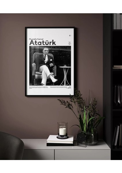 Çerçevesiz Poster Atatürk’ün Dinlenişi modelleri