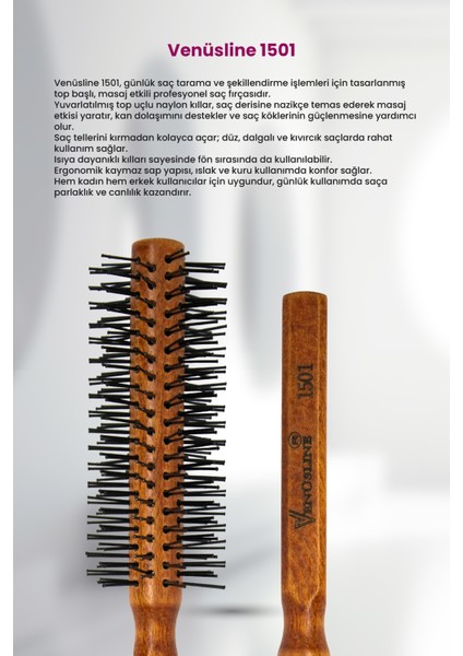 Venüsline 1501 Tarama Fırçası – Erkek ve Kadın Kullanıma Uygun, Masaj Etkili Yapı fırsatları