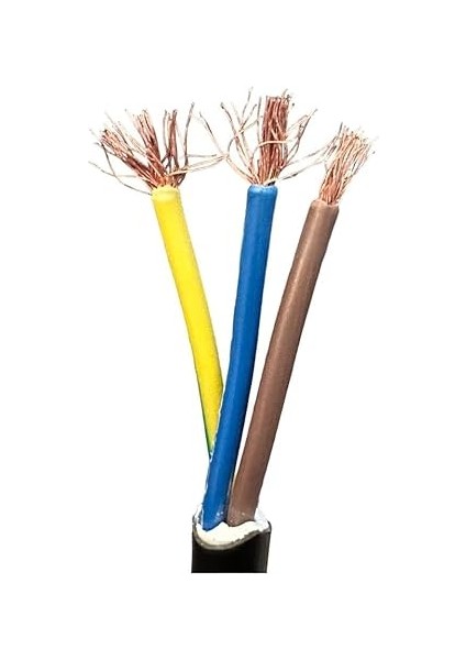 Ttr Topraklı Siyah Kauçuk Seyyar Uzatma Kablosu (20 Metre) modelleri