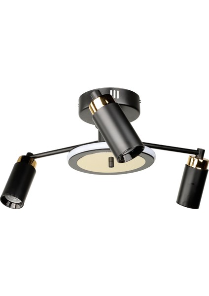 Linz Ledli 3.lü Avize Siyah modelleri