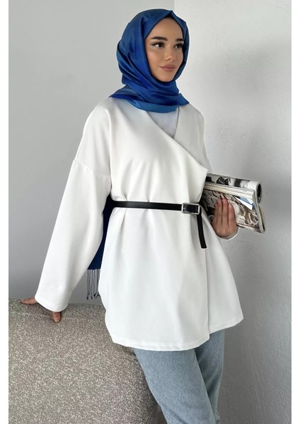 Likralı Tesettür Ceket P-00018893