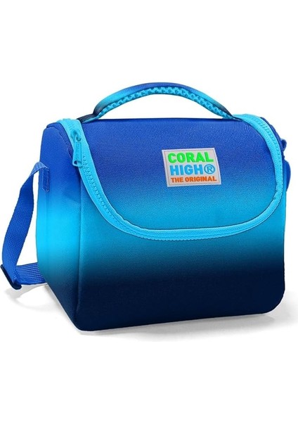 High Erkek Çocuk Lacivert Mavi Gradyan Okul Beslenme Çantası