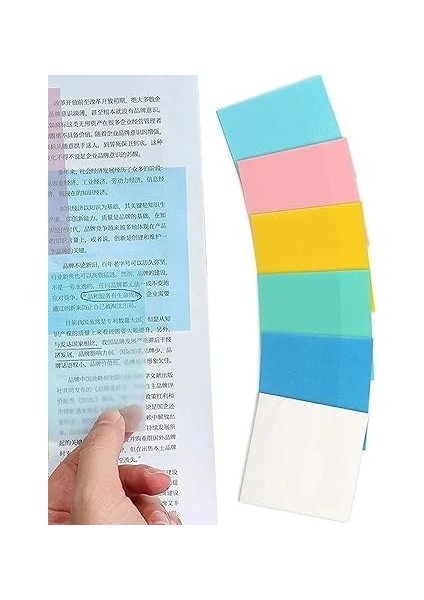Şeffaf Renkli Yapışkan Post It Kare Not Kağıdı Karenot (Fıstık) modelleri