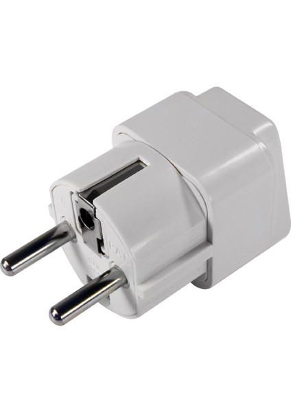 Evrensel Adaptör Seyahat Fişi Beyaz Ab Normu - 250V Ac 10~16A