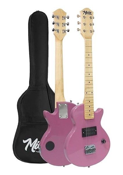 CEG-34PK 5-8 Yaş Çocuklar Için Amfili Full 1/2 34 Inç Elektro Gitar Seti Pembe fiyatları