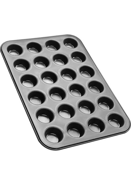 Kek Muffin Kalıbı - Mutfak ve Restoran Kullanımı Için Dayanıklı, Bölmeli Şık Siyah Muffin Kek Tatlı Kalıbı, Kokusuz