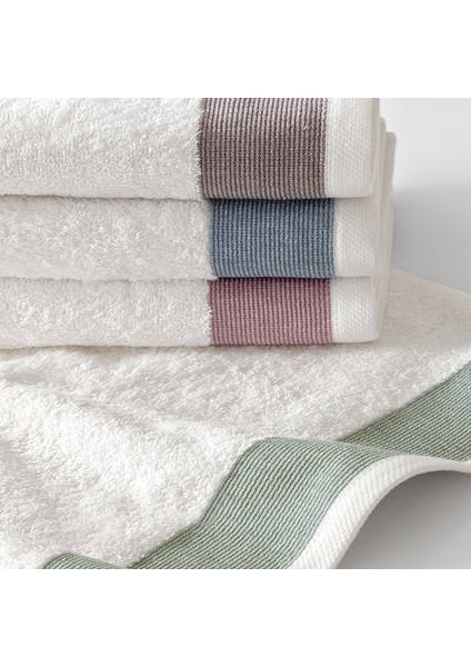 Kayla 4'lü El / Yüz Havlu Seti - Ekru / Renkli modelleri