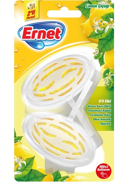 Ernet Süp Klozet Blok Limon Çiçeği 2X40G fiyatları